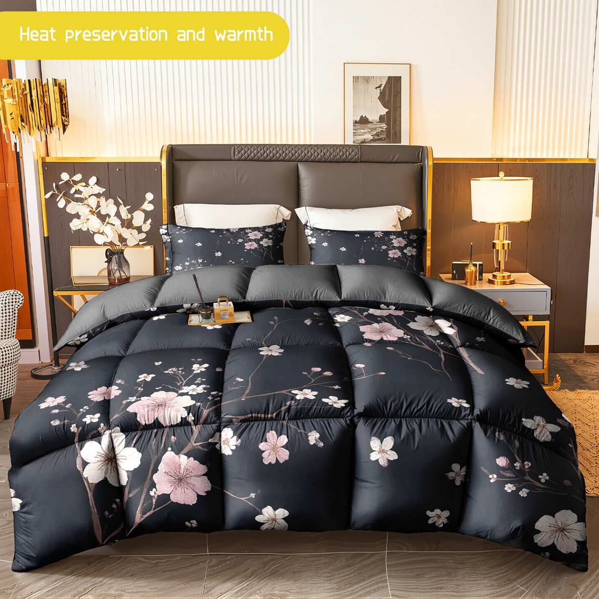 91家纺网 家纺一手货源 找家纺 （总）合纵跨境工厂 一件定制pod模式跨境被子90G水洗棉被芯单品三件套一件代发希音集采亚马逊速卖通-24小时内发货