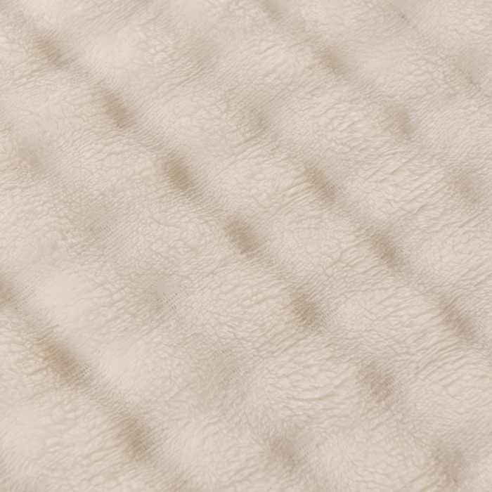 91家纺网 家纺一手货源 找家纺 yyds网供 2025新款仿兔绒毛毯子超柔毛绒毯面包格高克重盖毯沙发毯冬季兔绒格 兔绒格-米白-风格二