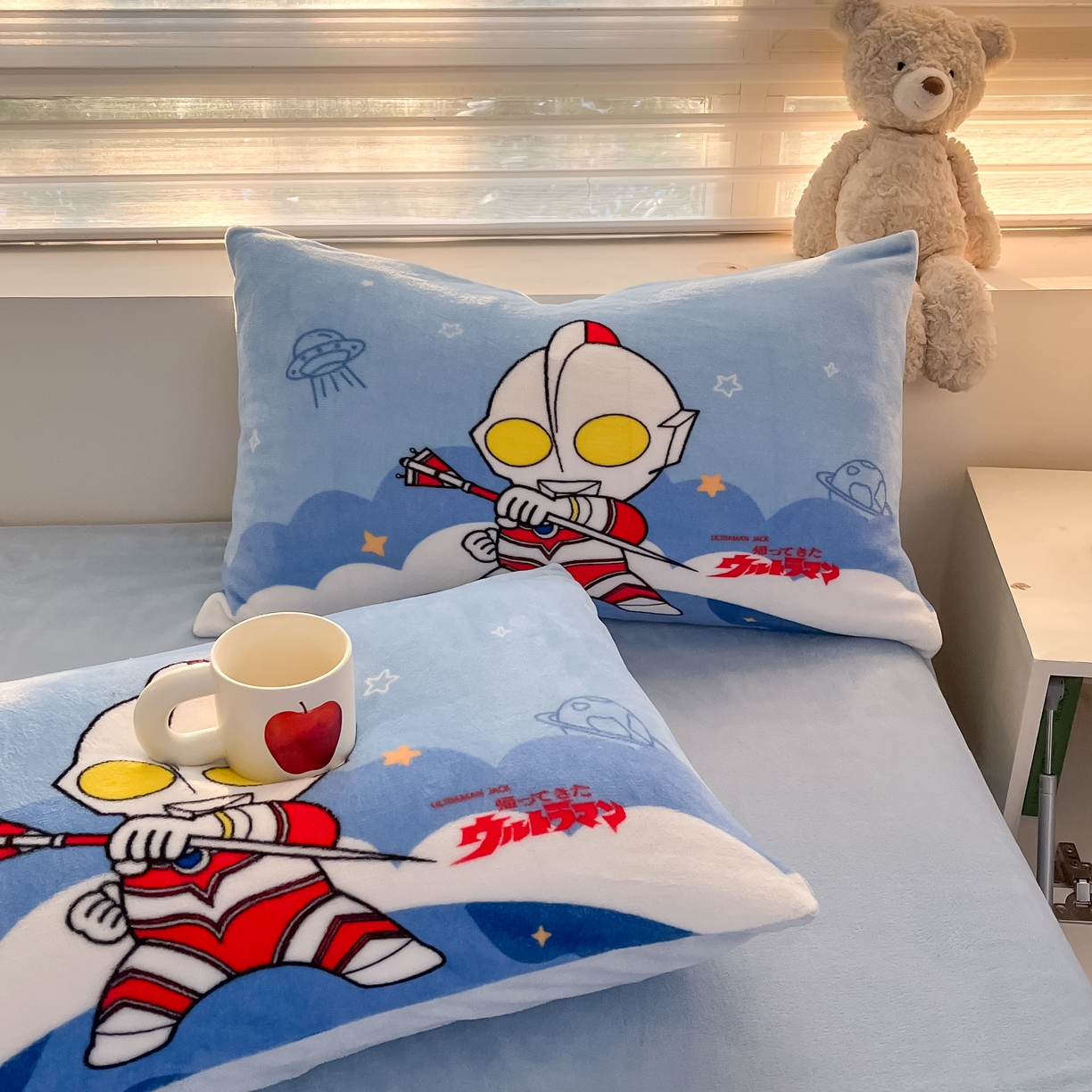 91家纺网 家纺一手货源 找家纺 蘭菲家纺 2025新款奥特曼牛奶绒四件套 奥特曼-独行者