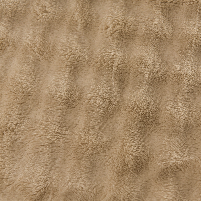 91家纺网 家纺一手货源 找家纺 yyds网供 2025新款仿兔绒毛毯子超柔毛绒毯面包格高克重盖毯沙发毯冬季兔绒格 兔绒格-米咖