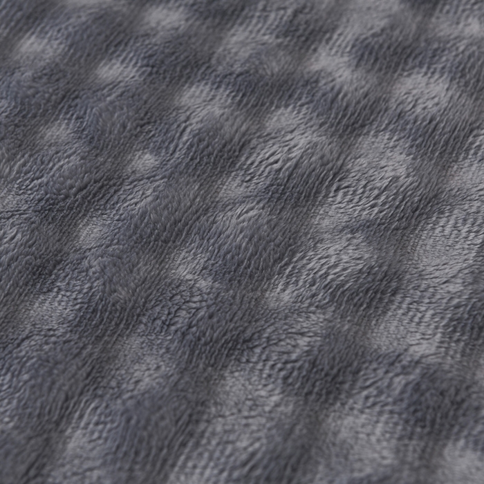 91家纺网 家纺一手货源 找家纺 yyds网供 2025新款仿兔绒毛毯子超柔毛绒毯面包格高克重盖毯沙发毯冬季兔绒格 兔绒格-雾蓝