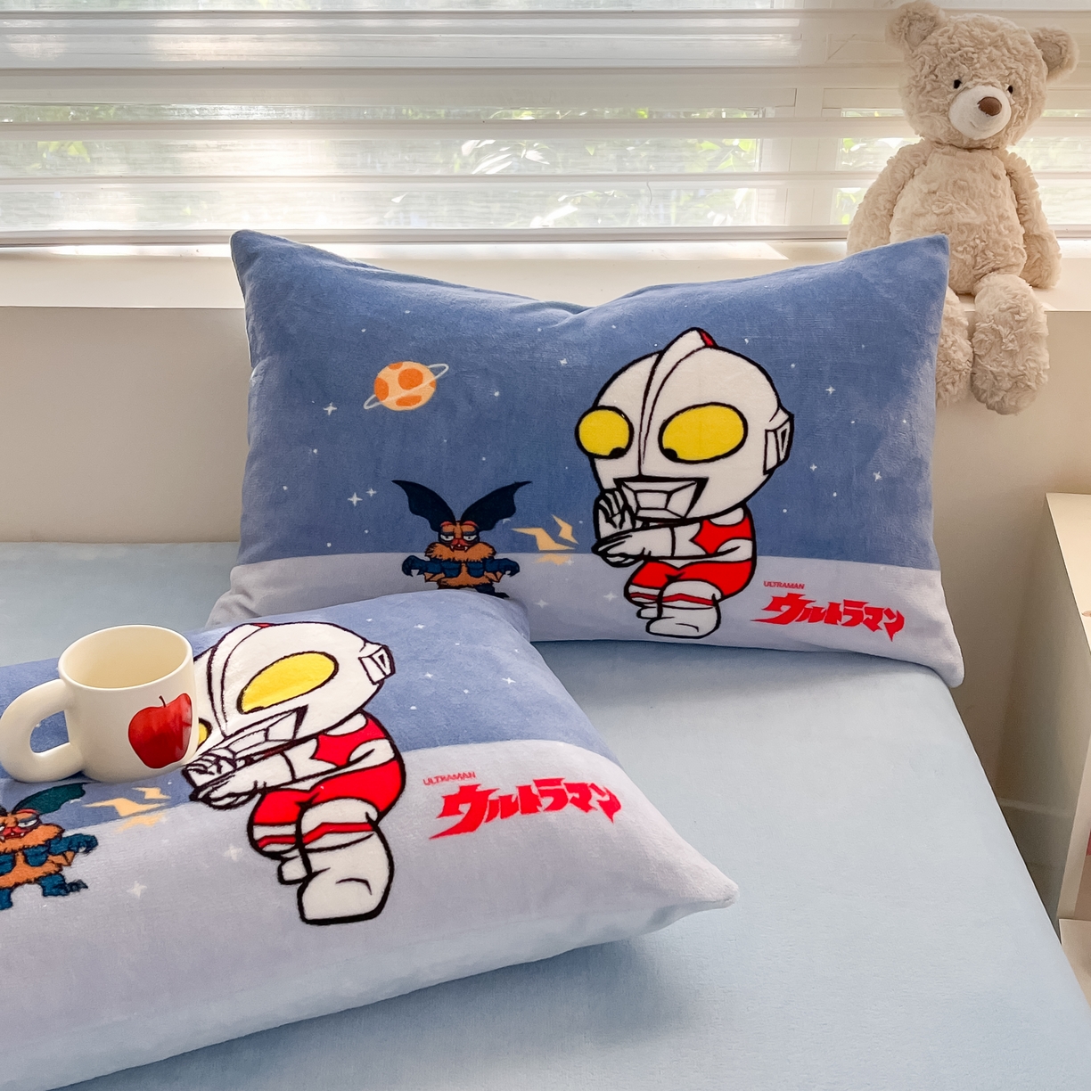 91家纺网 家纺一手货源 找家纺 蘭菲家纺 2025新款奥特曼牛奶绒四件套 奥特曼-荣耀