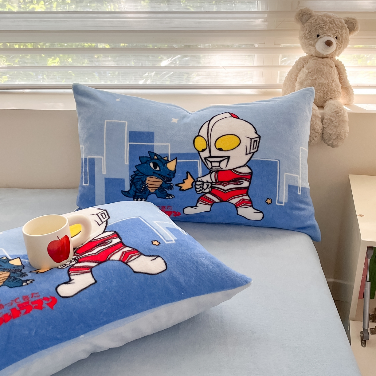 91家纺网 家纺一手货源 找家纺 蘭菲家纺 2025新款奥特曼牛奶绒四件套 奥特曼-勇士