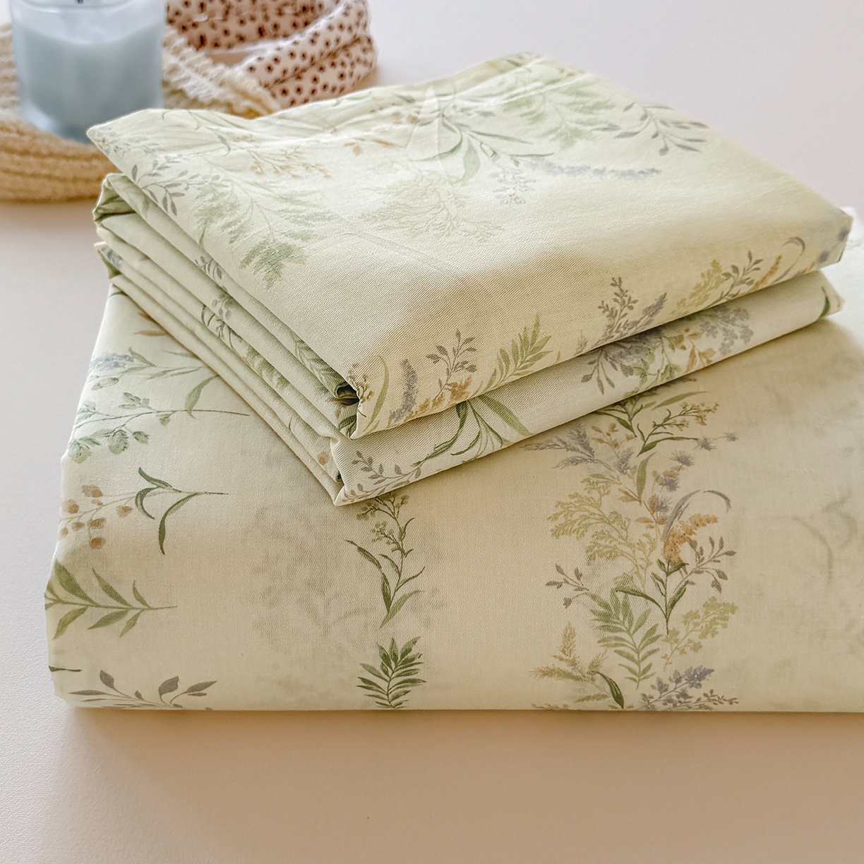 91家纺网 家纺一手货源 找家纺 尚帛 2026新款全棉品质喷气印花爆款四件套 多规格套件 单品系列-单床单 丛草集