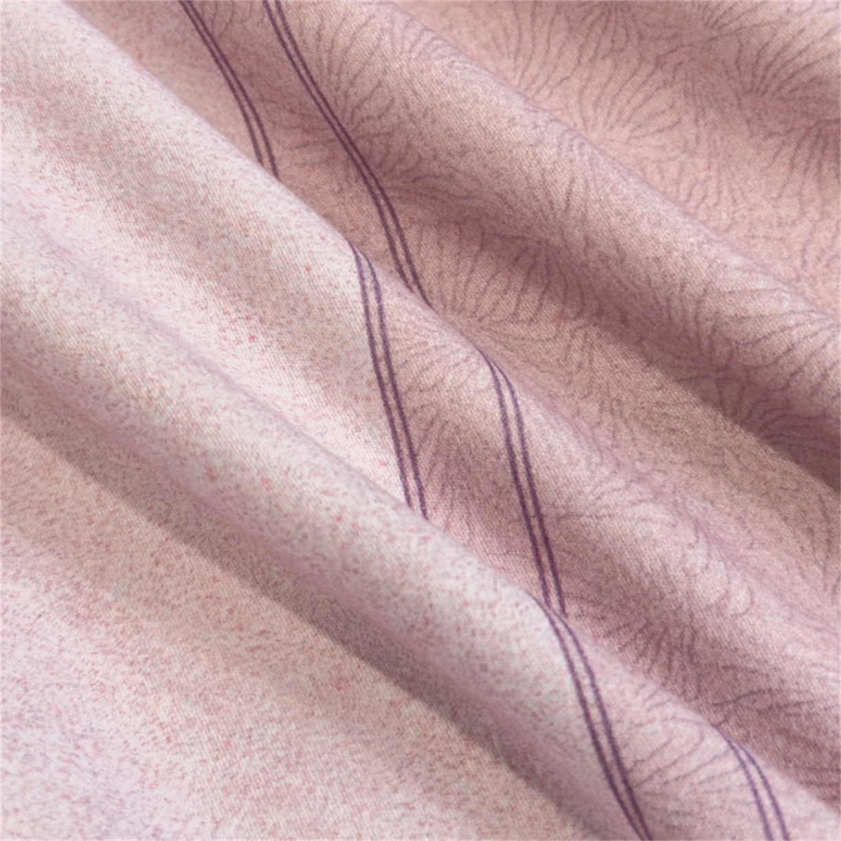 91家纺网 家纺一手货源 找家纺 喜四方 2025新款加厚全棉大版印花四件套 周末限定 粉