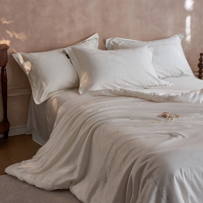 91家纺网 家纺一手货源 找家纺 （总）丽笙被芯 2025新款亲肤舒适野蚕丝被夏被四季被冬被被子被芯-曼秋