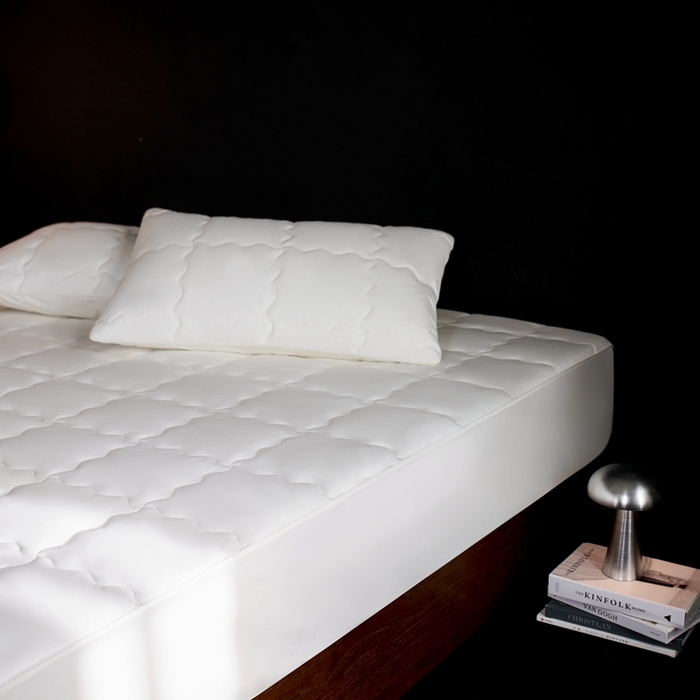 91家纺网 家纺一手货源 找家纺 丽笙被芯 2025新款抑菌低致敏四季床护垫 抑菌低致敏四季床护垫 床笠款