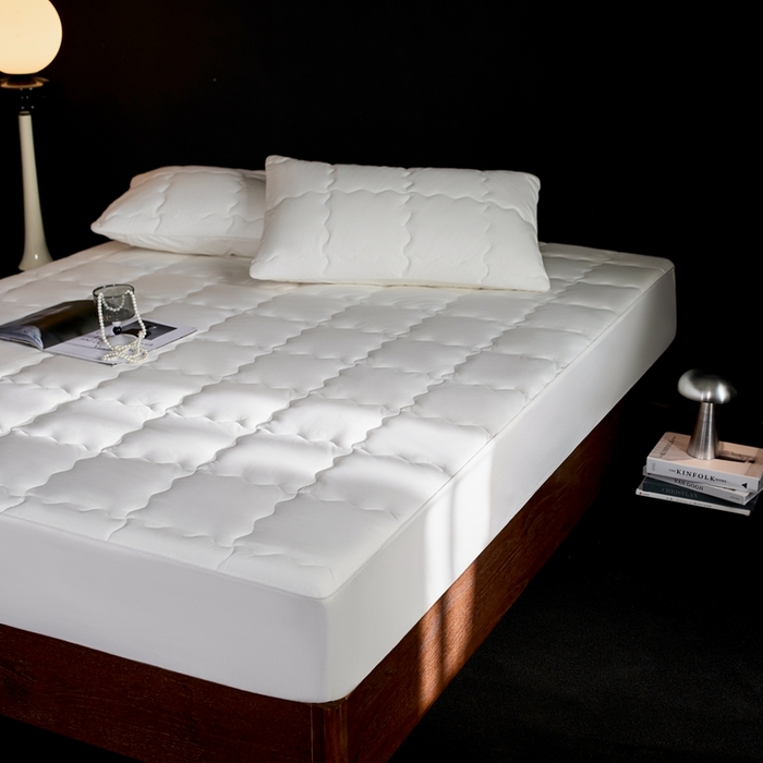 91家纺网 家纺一手货源 找家纺 丽笙被芯 2025新款抑菌低致敏四季床护垫 抑菌低致敏四季床护垫 床笠款