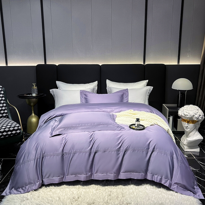 （总）淼铭2025新款A类长绒棉床盖四件套