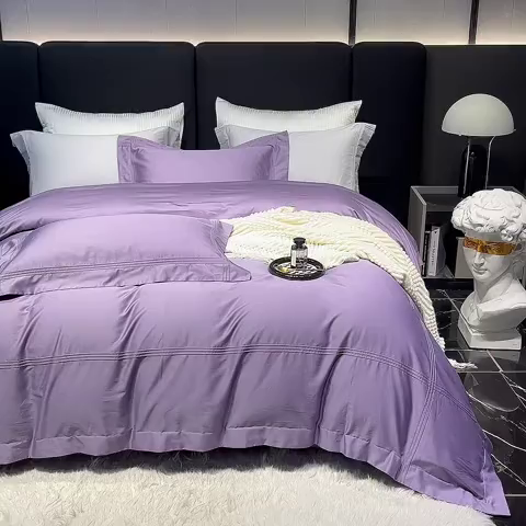 91家纺网 家纺一手货源 找家纺 （总）淼铭2025新款A类长绒棉床盖四件套