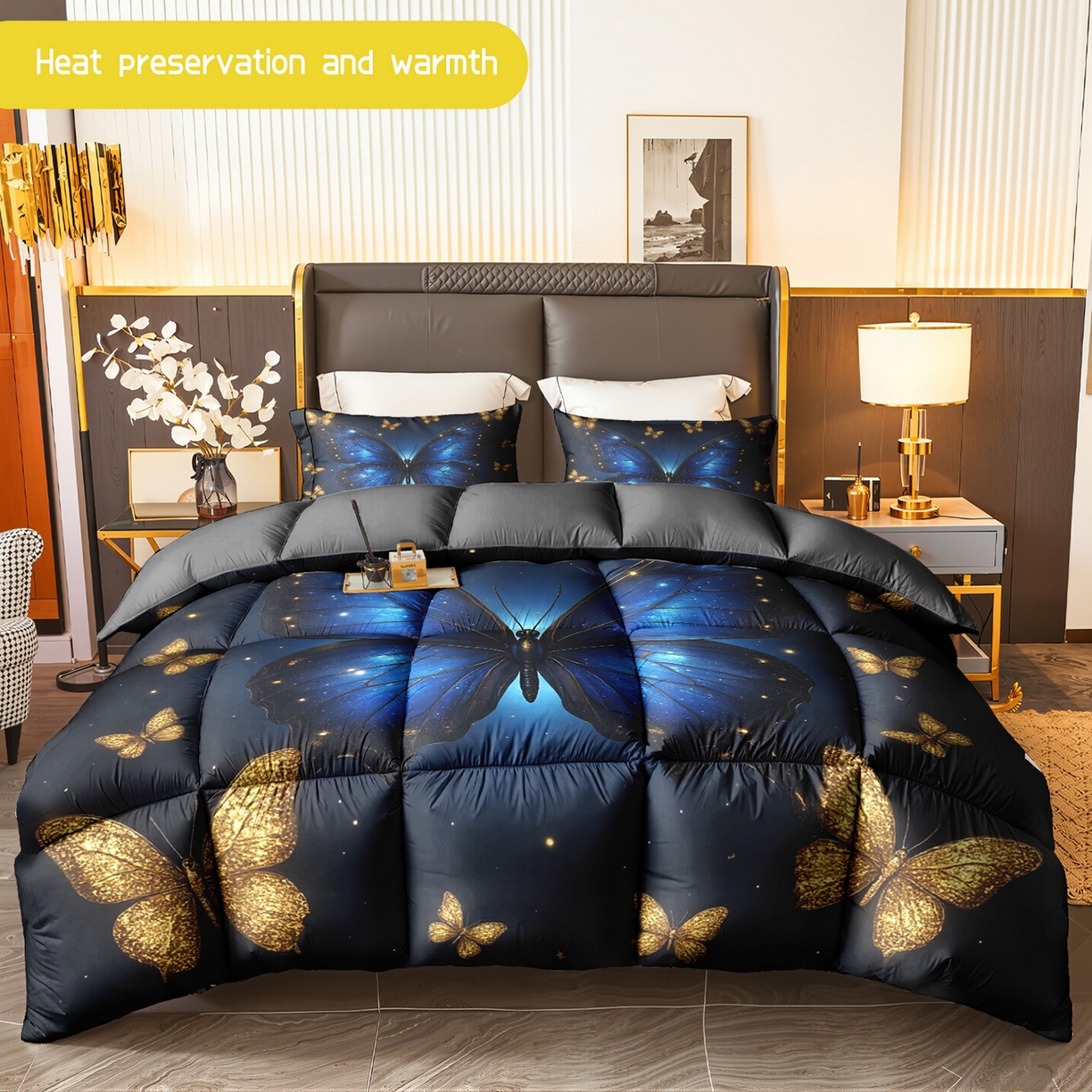 91家纺网 家纺一手货源 找家纺 （总）合纵跨境工厂 一件定制pod模式跨境被子90G水洗棉被芯单品三件套一件代发希音集采亚马逊速卖通-24小时内发货