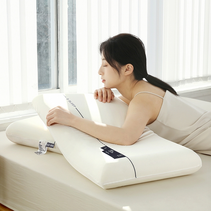 91家纺网 家纺一手货源 找家纺 天之悦家纺 【软弹四色】新品云朵记忆棉枕头枕芯慢回弹深睡助眠护颈枕家用学生宿舍枕 白色