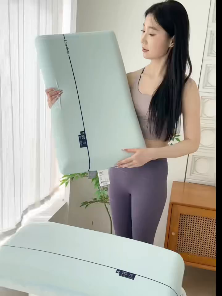 91家纺网 家纺一手货源 找家纺 （总）天之悦家纺 【新品四色】 云朵记忆棉枕头枕芯深睡软弹助眠家用学生宿舍护颈枕