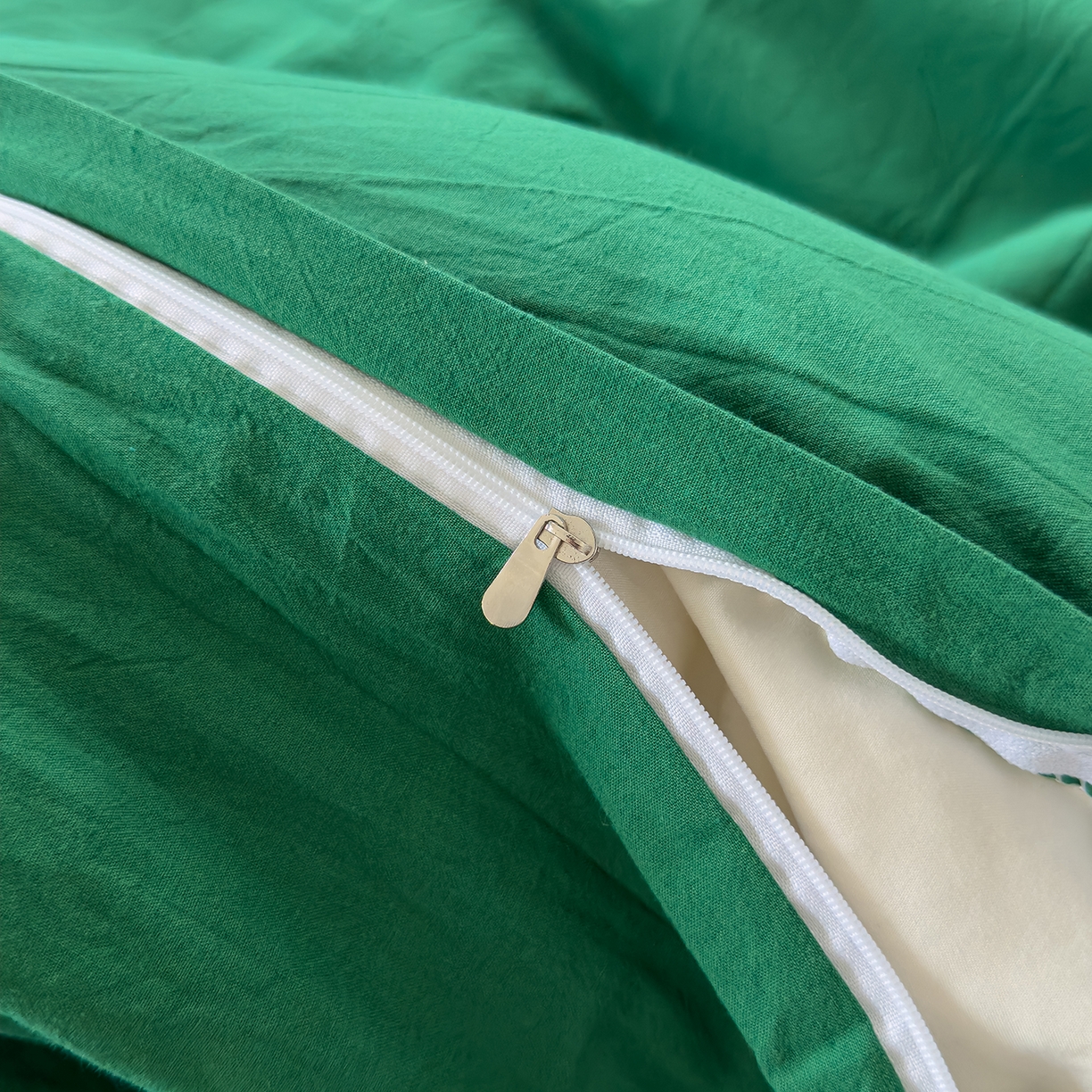 91家纺网 家纺一手货源 找家纺 （总）对白 2025新款全棉纯棉色织水洗棉四件套-绿野仙踪