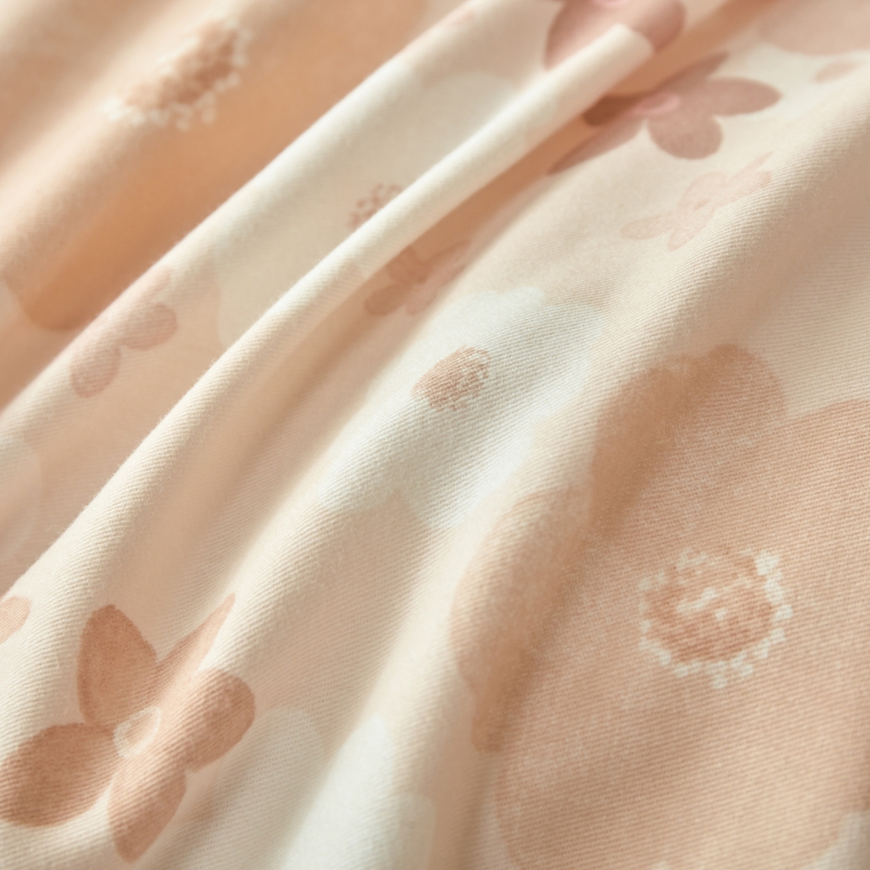 91家纺网 家纺一手货源 找家纺 洺兰家居 2025年新款秋冬加厚全棉磨毛四件套纯棉生态磨毛印花套件 涧菓-桔