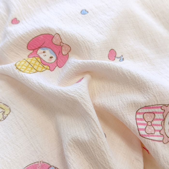 91家纺网 家纺一手货源 找家纺 好梦来家纺 2025新款水洗高克重双层纱豆豆被子加厚保暖被芯春秋被冬被