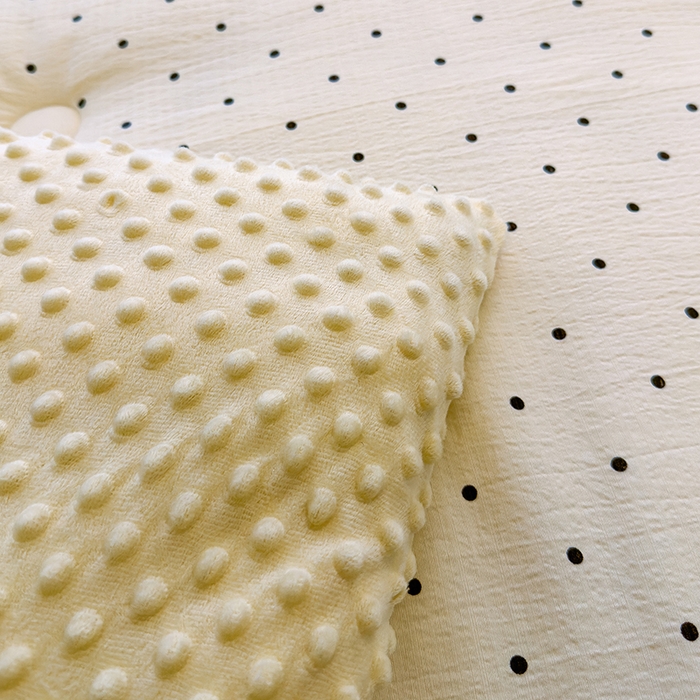 91家纺网 家纺一手货源 找家纺 好梦来家纺（原锦茂家纺） 2025新款水洗高克重双层纱豆豆被子加厚保暖被芯春秋被冬被 波点世界