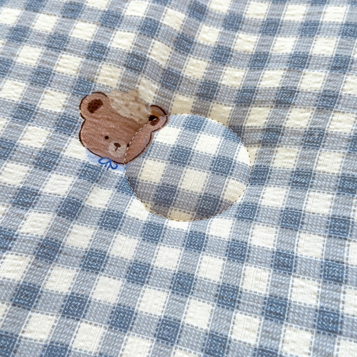 91家纺网 家纺一手货源 找家纺 好梦来家纺（原锦茂家纺） 2025新款水洗高克重双层纱豆豆被子加厚保暖被芯春秋被冬被 格子熊