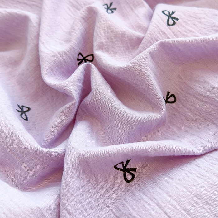 91家纺网 家纺一手货源 找家纺 好梦来家纺（原锦茂家纺） 2025新款水洗高克重双层纱豆豆被子加厚保暖被芯春秋被冬被 蝴蝶结