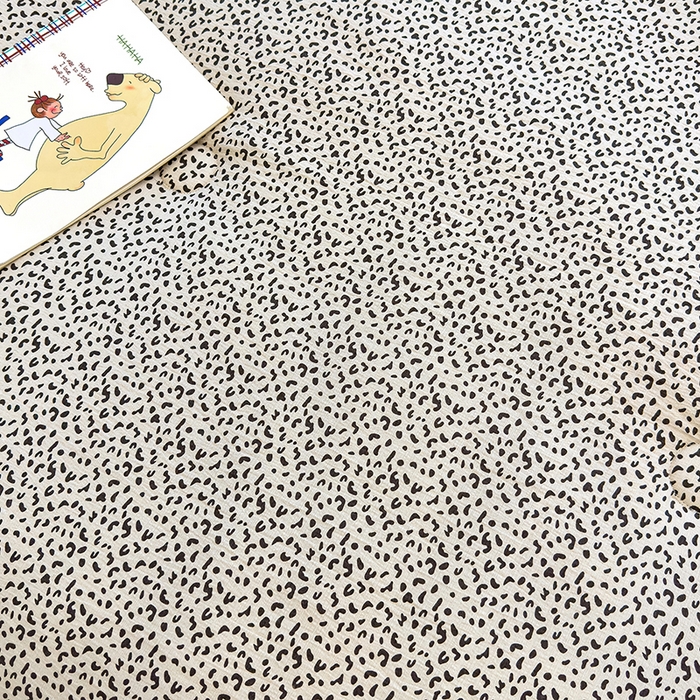 91家纺网 家纺一手货源 找家纺 好梦来家纺（原锦茂家纺） 2025新款水洗高克重双层纱豆豆被子加厚保暖被芯春秋被冬被 灰豹纹