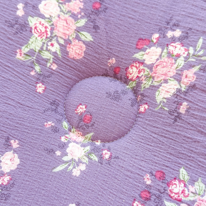 91家纺网 家纺一手货源 找家纺 好梦来家纺（原锦茂家纺） 2025新款水洗高克重双层纱豆豆被子加厚保暖被芯春秋被冬被 蔷薇之恋-紫