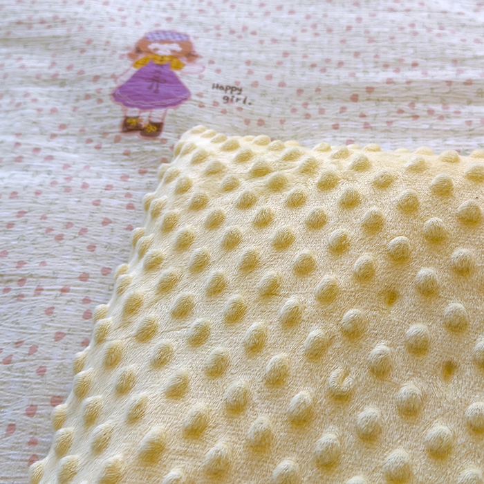 91家纺网 家纺一手货源 找家纺 好梦来家纺（原锦茂家纺） 2025新款水洗高克重双层纱豆豆被子加厚保暖被芯春秋被冬被 小女孩