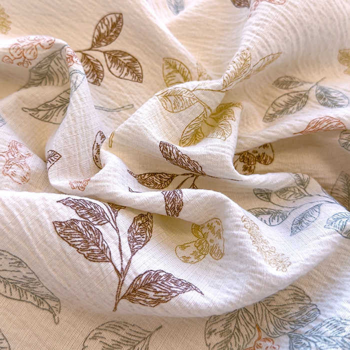 91家纺网 家纺一手货源 找家纺 好梦来家纺（原锦茂家纺） 2025新款水洗高克重双层纱豆豆被子加厚保暖被芯春秋被冬被 叶叶相恋