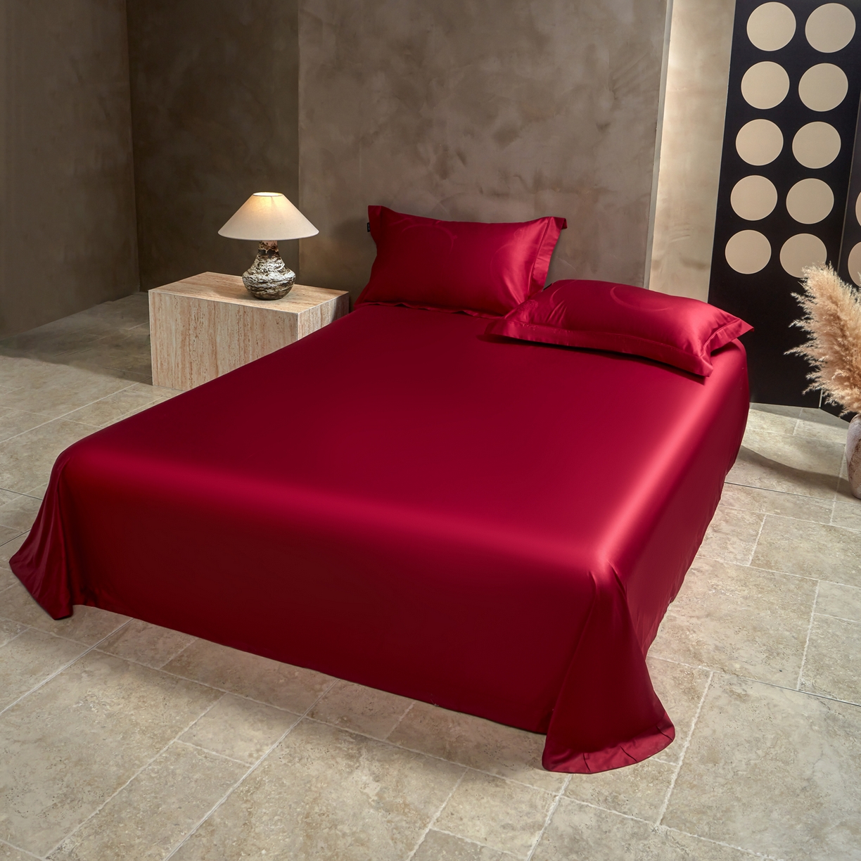 91家纺网 家纺一手货源 找家纺 （总）洺兰家居 2025新款新疆长绒棉纯棉60支大提花大红婚庆埋绳款四件套