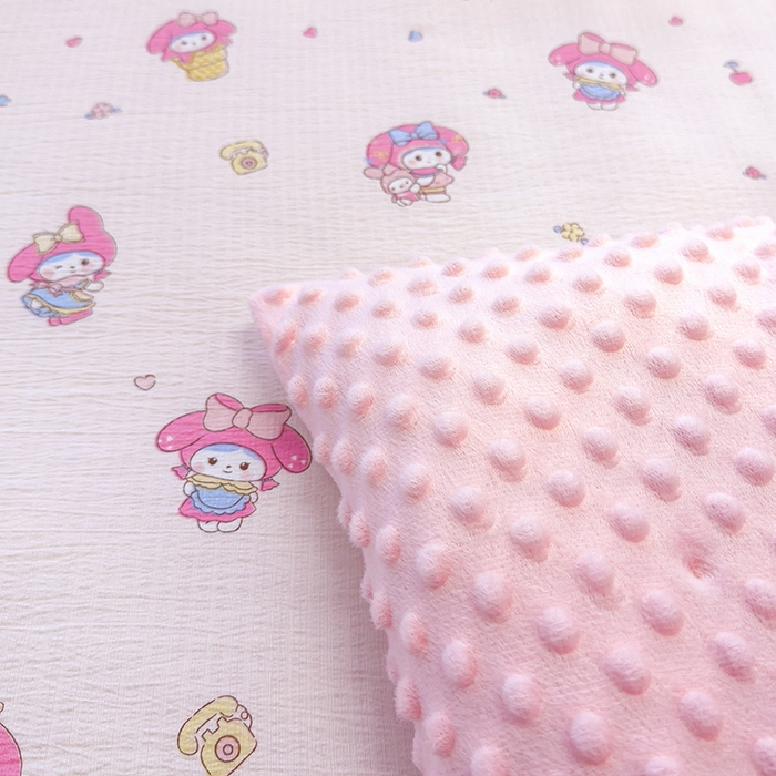 91家纺网 家纺一手货源 找家纺 （总）好梦来家纺（原锦茂家纺） 2025新款水洗高克重双层纱豆豆被子加厚保暖被芯春秋被冬被