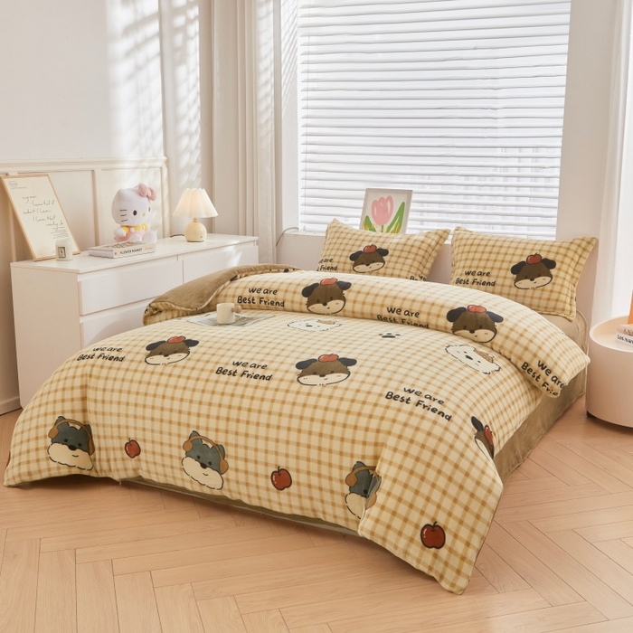 91家纺网 家纺一手货源 找家纺 （总）森璐家纺 2025新款亲肤可拆卸牛奶绒棉花被子被芯