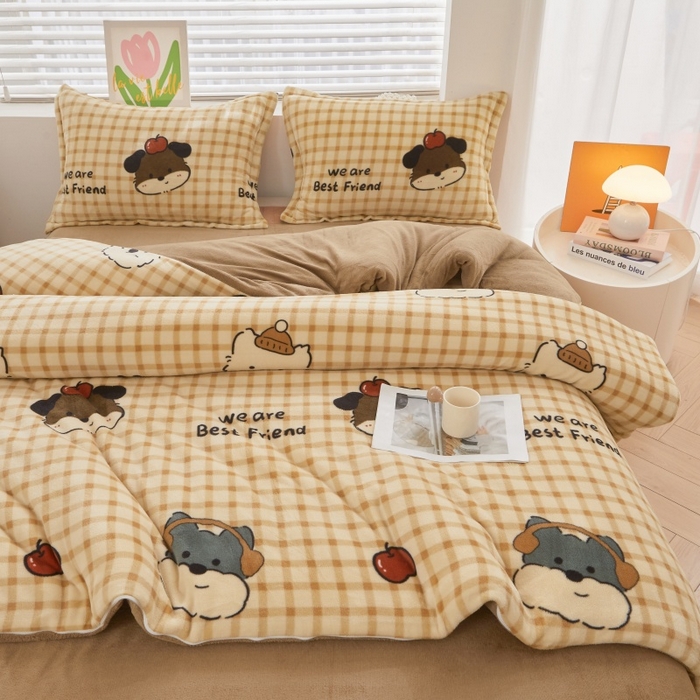 91家纺网 家纺一手货源 找家纺 （总）森璐家纺 2025新款亲肤可拆卸牛奶绒棉花被子被芯