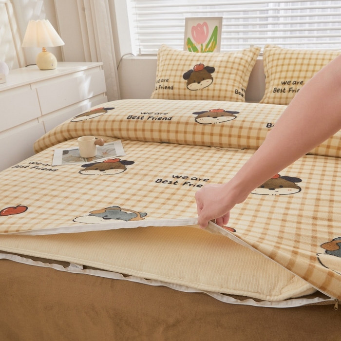 91家纺网 家纺一手货源 找家纺 （总）森璐家纺 2025新款亲肤可拆卸牛奶绒棉花被子被芯