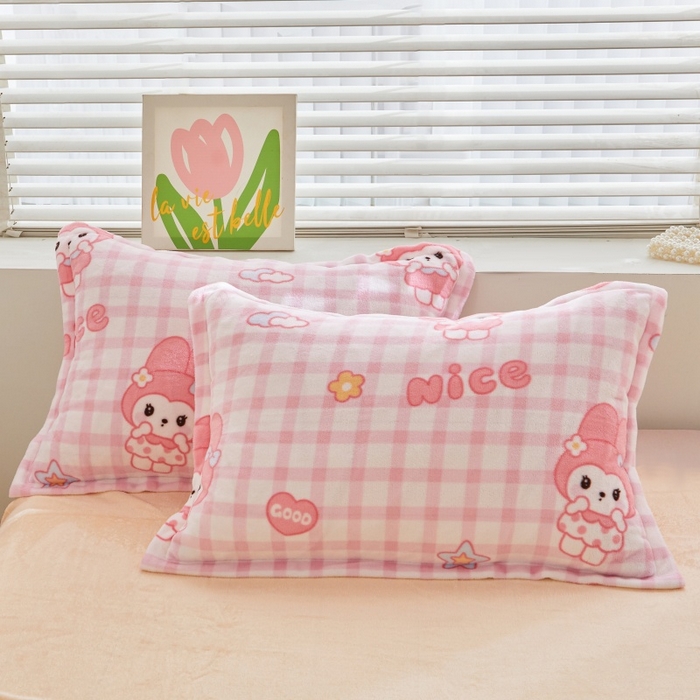 91家纺网 家纺一手货源 找家纺 森璐家纺 2025新款亲肤可拆卸牛奶绒棉花被子被芯 星星小美