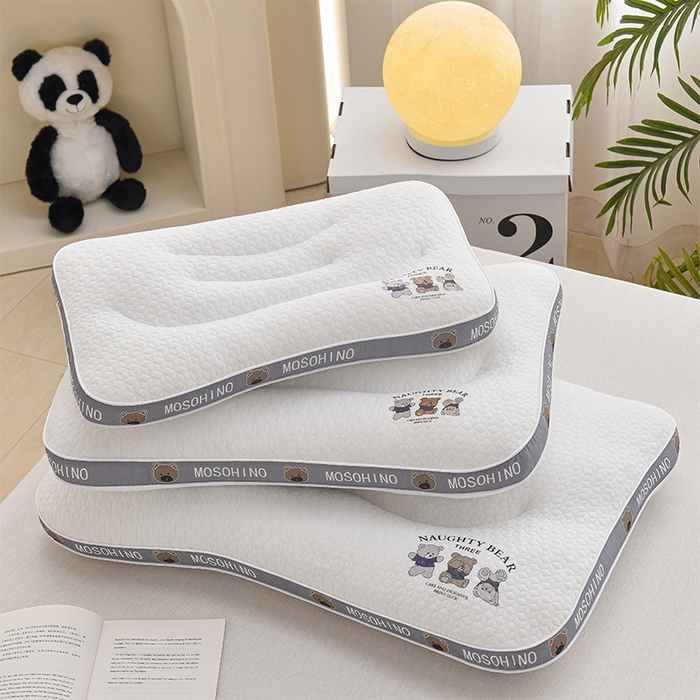 91家纺网 家纺一手货源 找家纺 （总）鼎晟纺 2025新款针织棉亲子组合枕儿童学生枕头成人枕芯