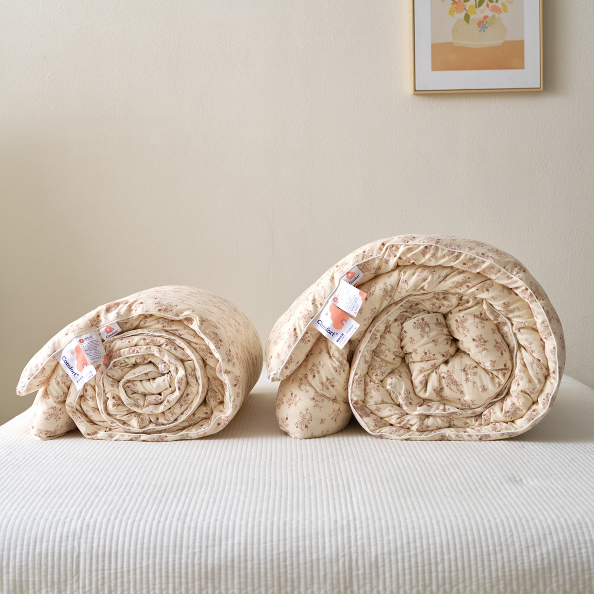 91家纺网 家纺一手货源 找家纺 久典家居 2025新款云糯棉印花大豆被被子被芯 小熊