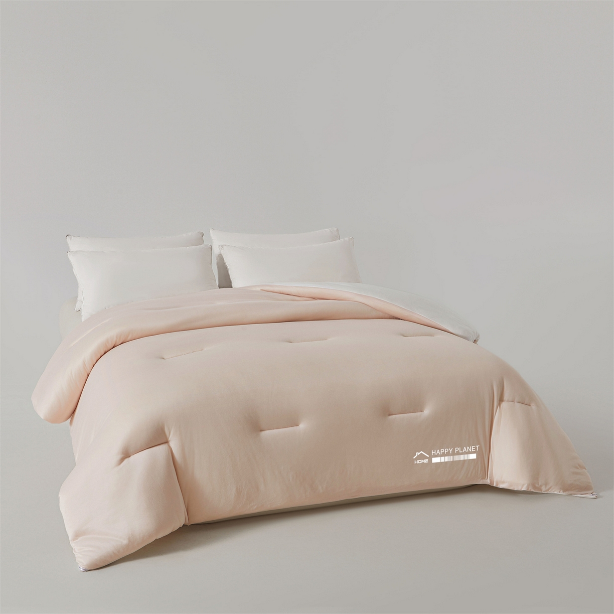 91家纺网 家纺一手货源 找家纺 阳光被业 2025亚朵同款A类针织棉大豆被春秋被四季被A类针织棉芯秋冬保暖被子 柔云粉