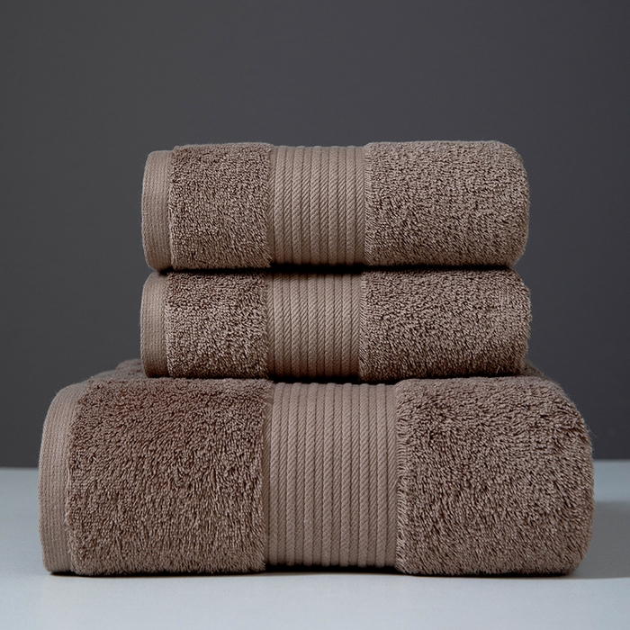 91家纺网 家纺一手货源 找家纺 （总）彩虹毛巾 2025海浪纹长绒棉毛巾浴巾两件套A类精梳棉面巾加厚洗澡大浴巾