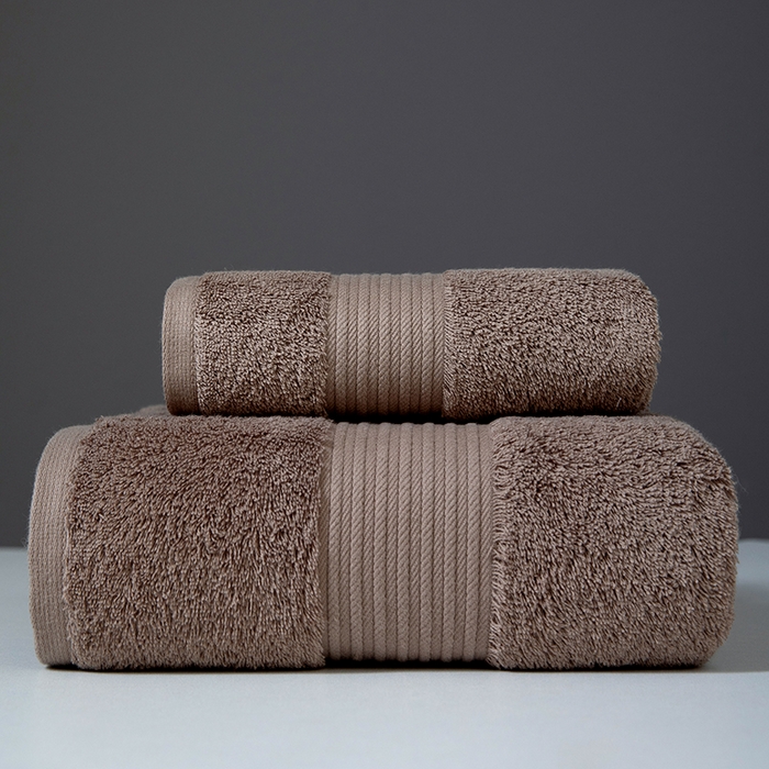 91家纺网 家纺一手货源 找家纺 （总）彩虹毛巾 2025海浪纹长绒棉毛巾浴巾两件套A类精梳棉面巾加厚洗澡大浴巾