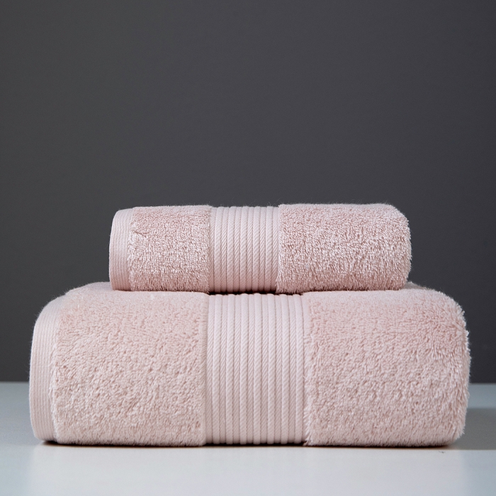 91家纺网 家纺一手货源 找家纺 （总）彩虹毛巾 2025海浪纹长绒棉毛巾浴巾两件套A类精梳棉面巾加厚洗澡大浴巾