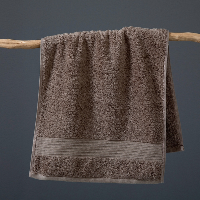 彩虹毛巾 2025海浪纹长绒棉毛巾浴巾两件套A类精梳棉面巾加厚洗澡大浴巾 海浪纹棕色毛巾一条装 毛巾34*76