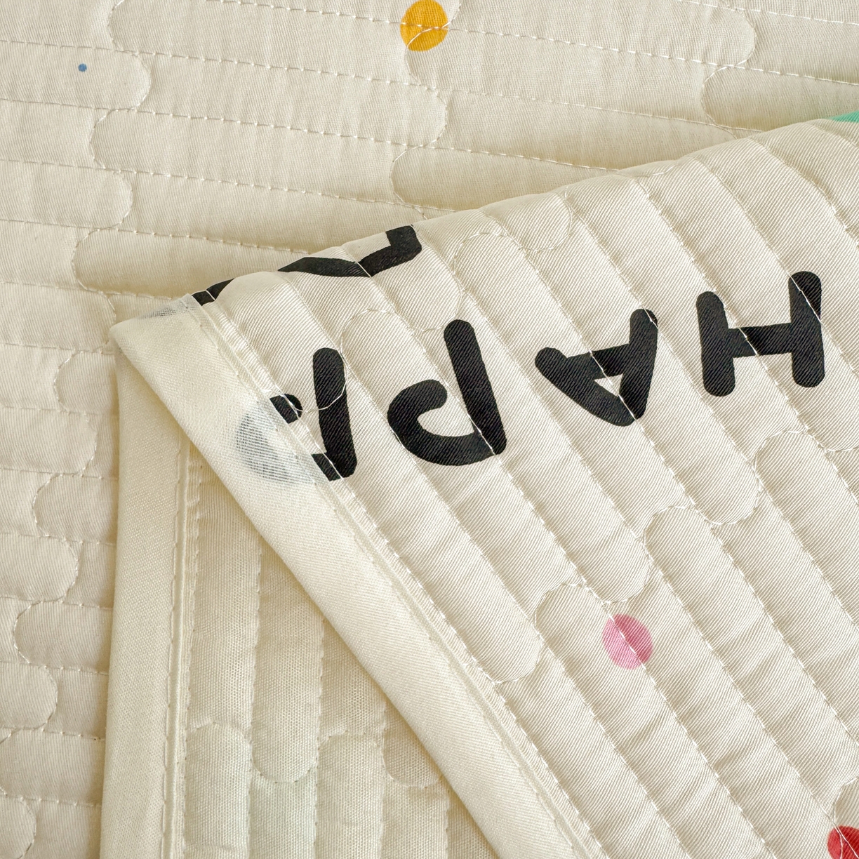 91家纺网 家纺一手货源 找家纺 妮可 2025热款学生床全棉夹棉多功能床垫-床盖 甜心汪汪