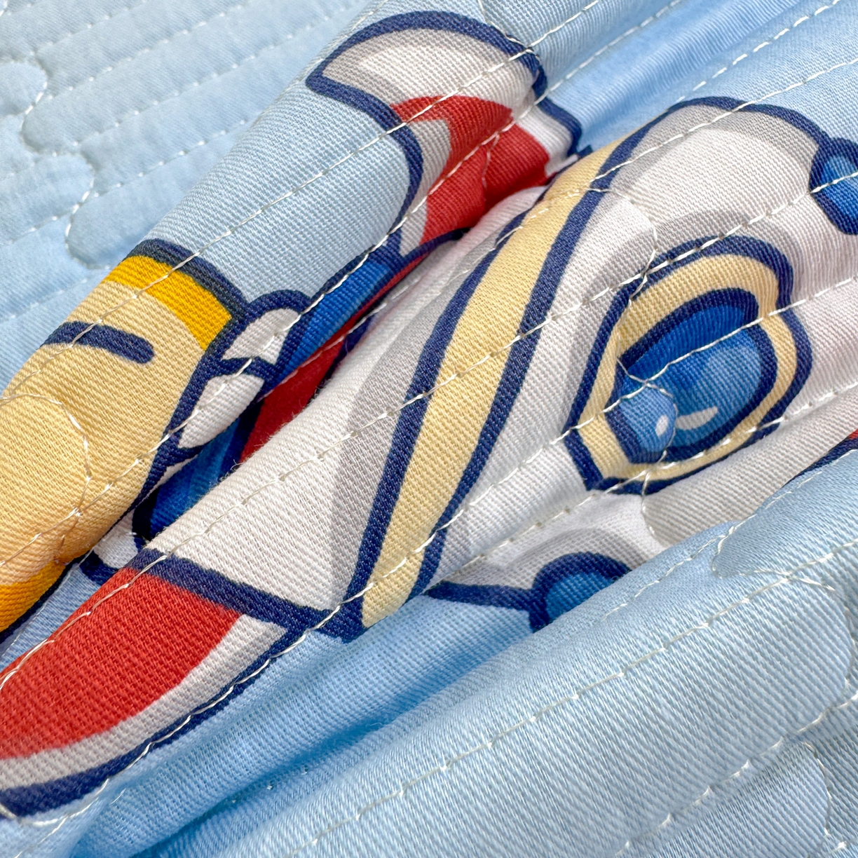 91家纺网 家纺一手货源 找家纺 妮可 2025热款学生床全棉夹棉多功能床垫-床盖 宇航员