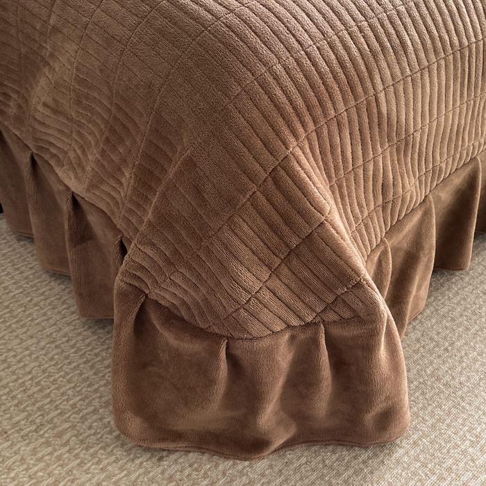 91家纺网 家纺一手货源 找家纺 利欧 2025新款兔毛牛奶绒印花四件套 古意幽花