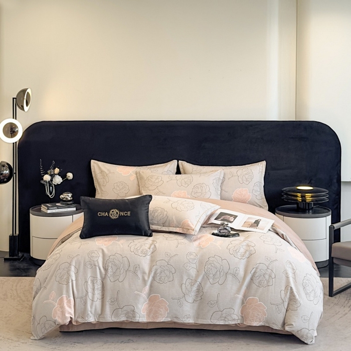 91家纺网 家纺一手货源 找家纺 （总）雲归梦 2025新款全棉火山磨毛精梳棉生态磨毛纯棉四件套