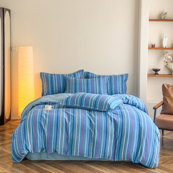 91家纺网 家纺一手货源 找家纺 （总）雲归梦 2025新款全棉火山磨毛精梳棉生态磨毛纯棉四件套