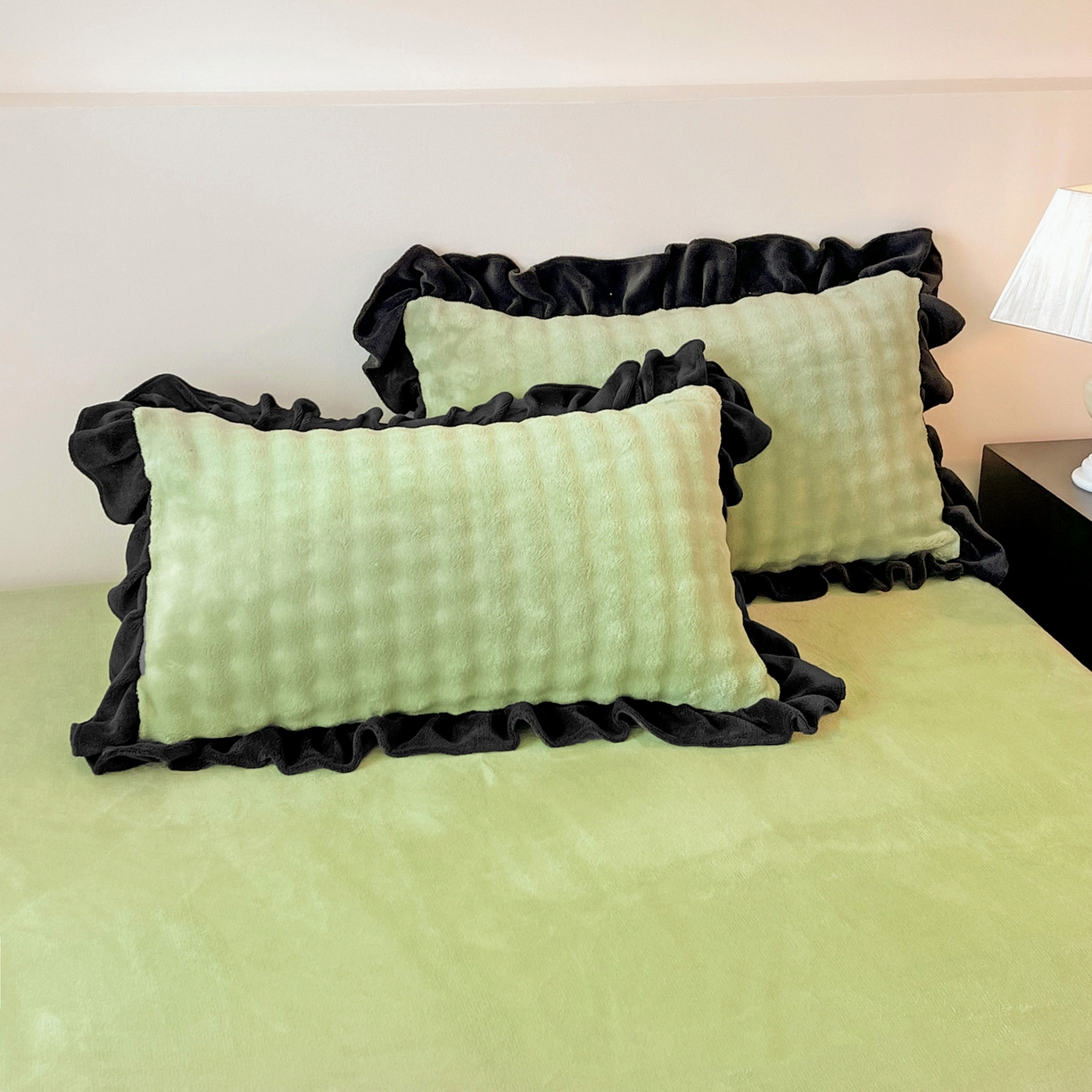 91家纺网 家纺一手货源 找家纺 （总）梦之岛 2025新款韩版兔毛绒小泡泡牛奶绒四件套