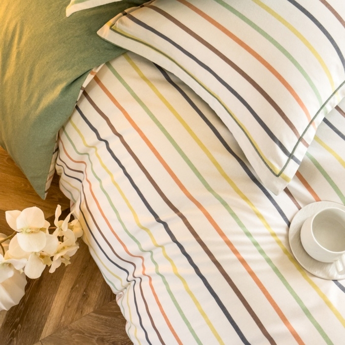 91家纺网 家纺一手货源 找家纺 雲归梦 2025新款全棉火山磨毛精梳棉生态磨毛纯棉四件套 极光绿