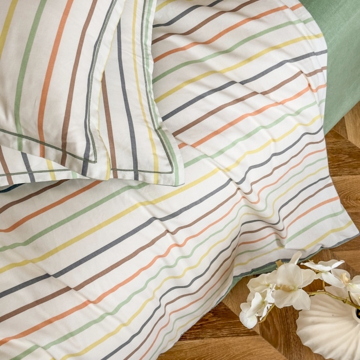 91家纺网 家纺一手货源 找家纺 雲归梦 2025新款全棉火山磨毛精梳棉生态磨毛纯棉四件套 极光绿