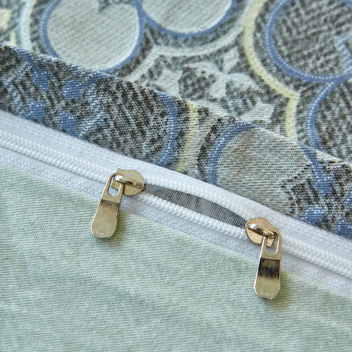 91家纺网 家纺一手货源 找家纺 雲归梦 2025新款全棉火山磨毛精梳棉生态磨毛纯棉四件套 利奥 灰