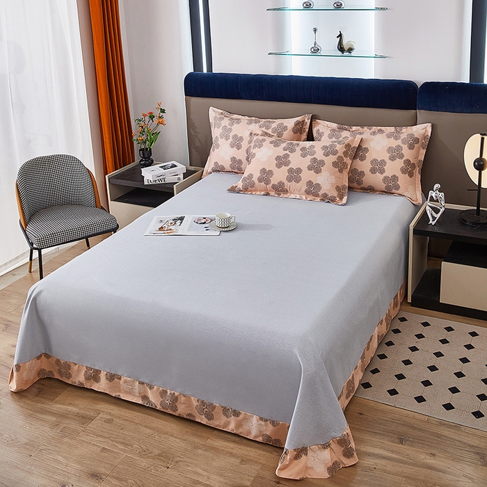 91家纺网 家纺一手货源 找家纺 雲归梦 2025新款全棉火山磨毛精梳棉生态磨毛纯棉四件套 飘颖